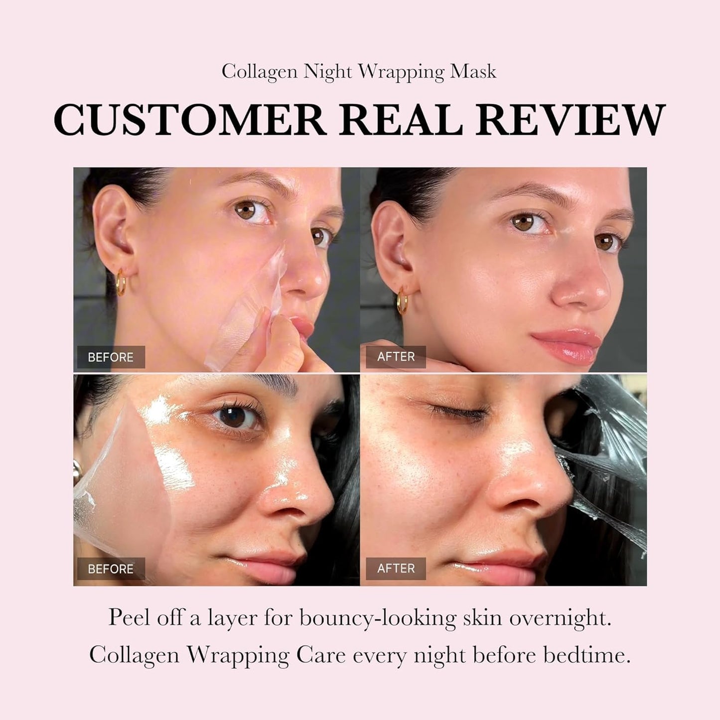 Collagen Night Wrapping Peel Off Mask Pack of 2