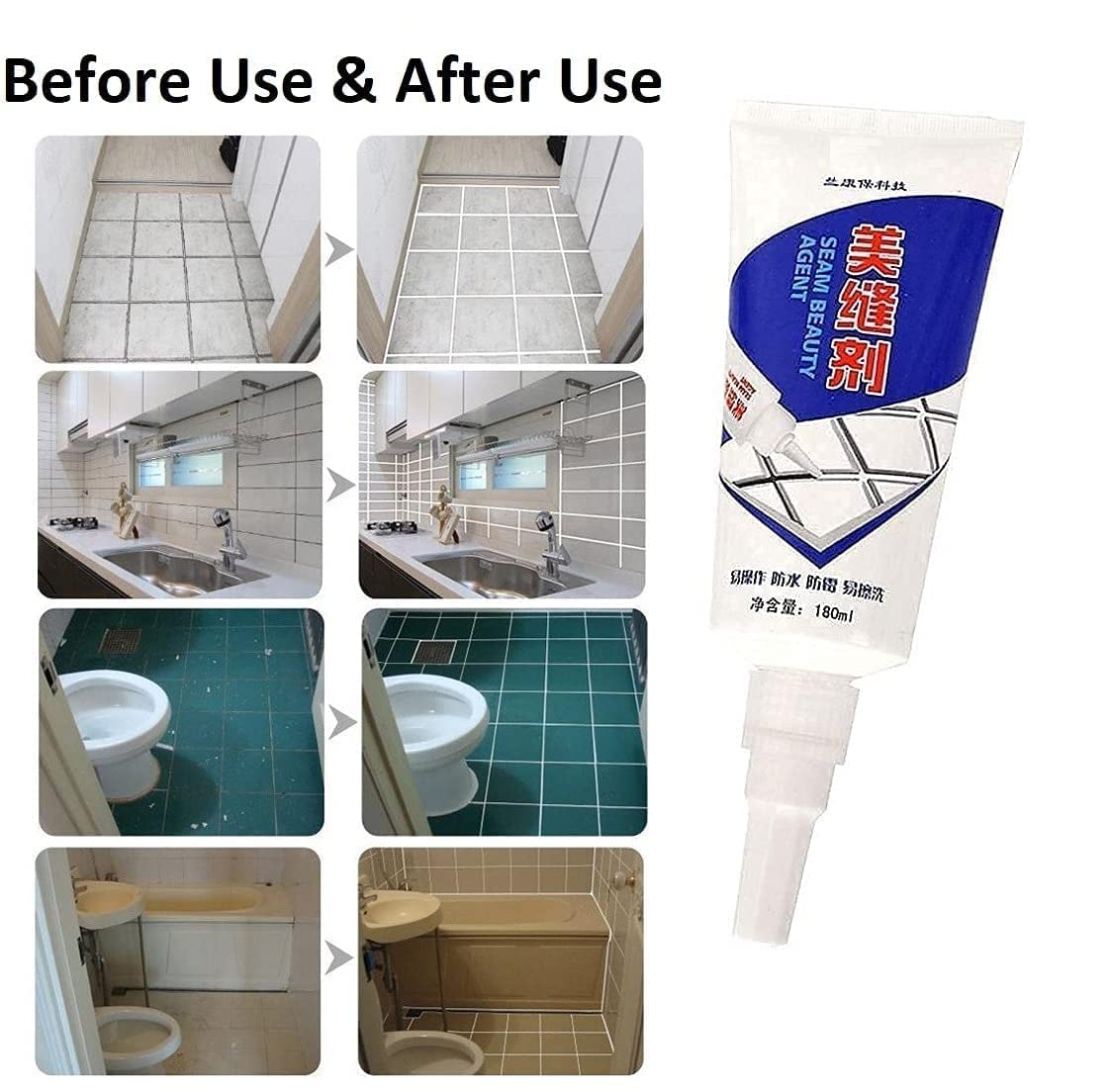 Tile Grout Sealant Adhesive Tube